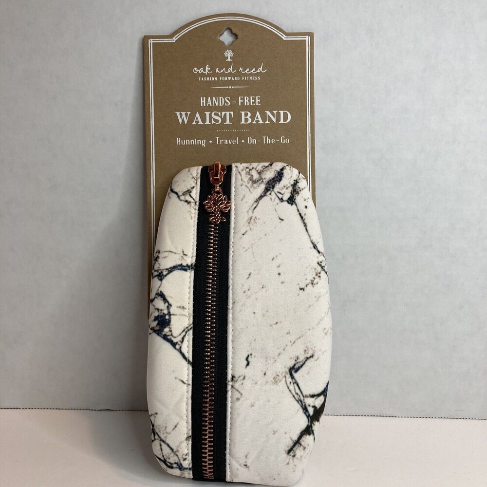 Oak Reed Waist Pouch Bag Fanny Pack Neoprene Hands Free 7.5 x 4.25 inches